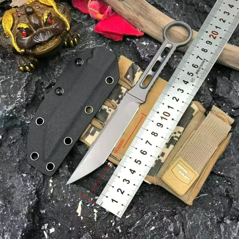 Россия Trskt Necker фиксированный нож с лезвием AUS-10 и оболочкой K многофункциональные ножи edc ежедневный домашний уличный тактический Фото №2