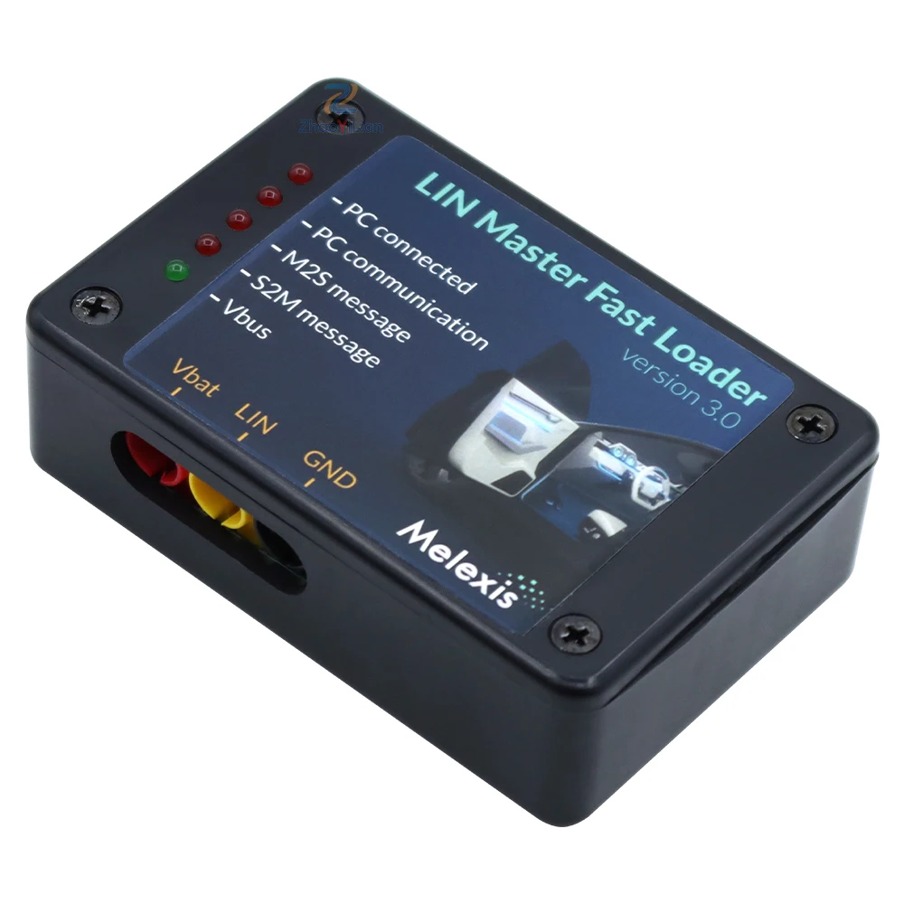 For Melexis MLX LIN MASTER USB LIN Bus Master Adapter Fast Loader Automotive ECU Programmer Debug Tool