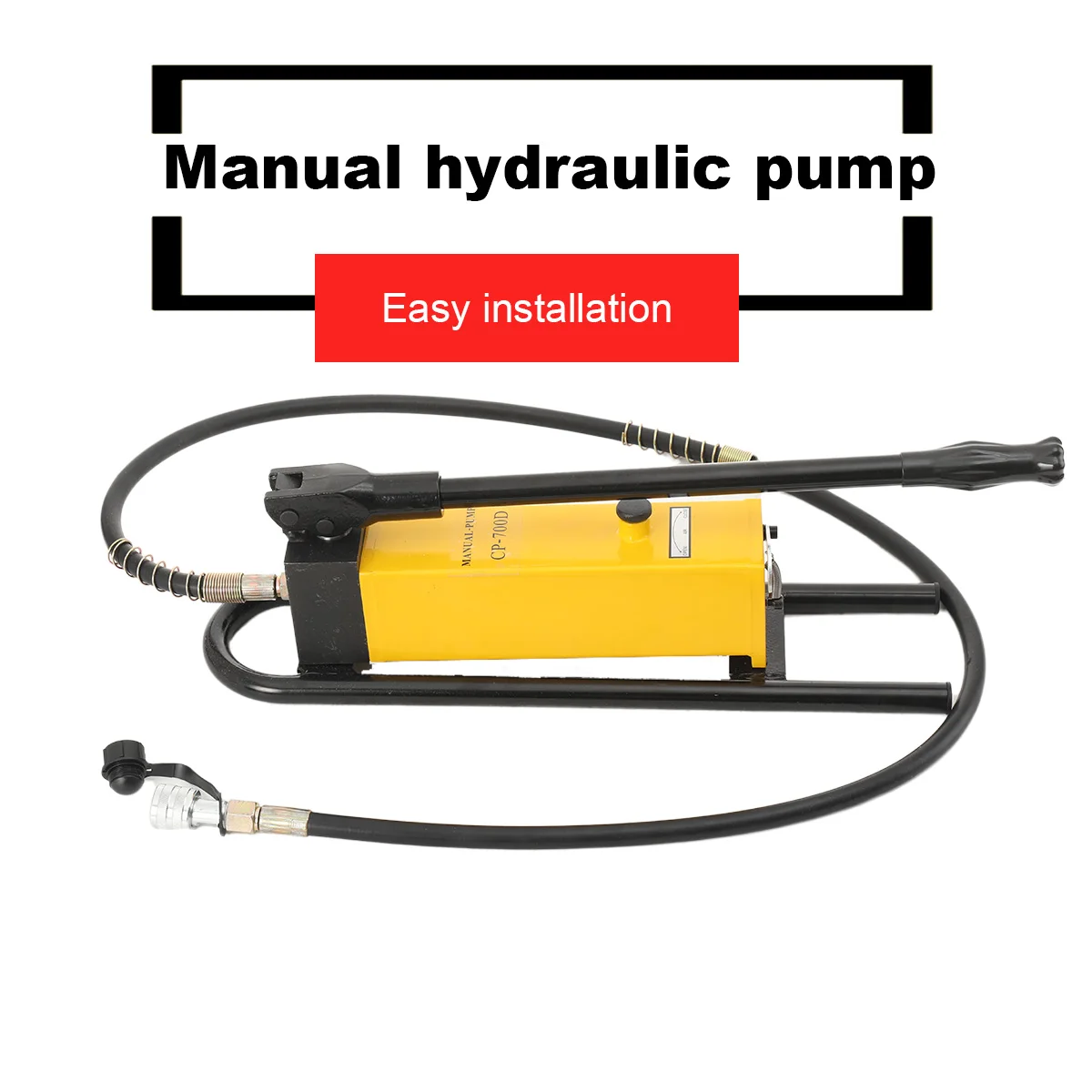 

Ручной гидравлический насос 1500cc 70Mpa Портативный гидравлический цилиндр одностороннего действия для гидравлических инструментов отдельного типа CP-700D