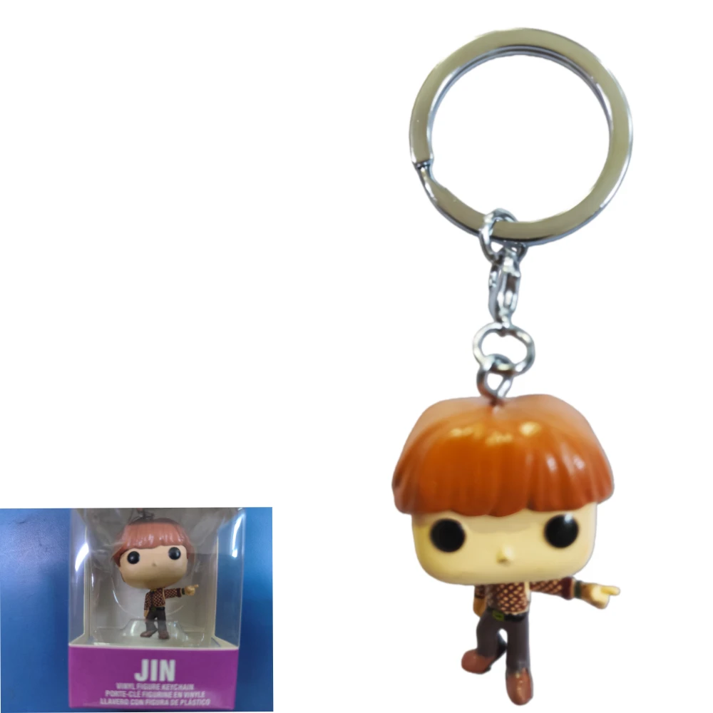 جيب المفاتيح لعبة Suga Jung Kook V RM الشكل قلادة لعب الأطفال الحلي الزخرفية الهدايا المعبود ستار مزيج المفاتيح #5