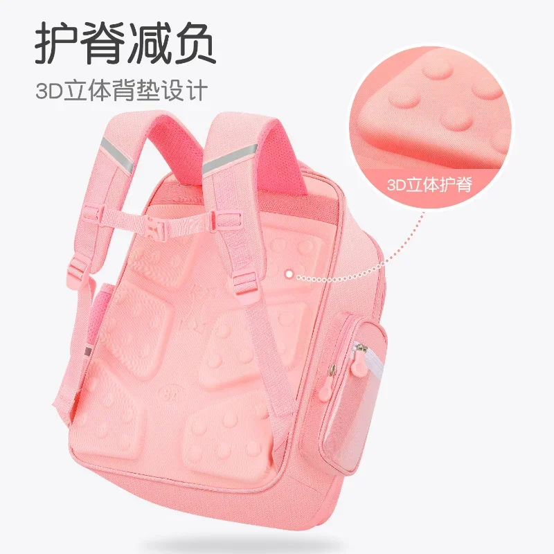 Sanurgente-Cartable d'étudiant de grande capacité Melody Cartoon, sac à dos léger pour enfants, protection de la colonne vertébrale, nouveau