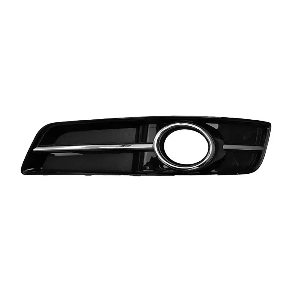 8P0807681J 8P0807682J Front Bumper Fog Light Grille Frame Bezel Cover with Chrome Ring for Audi A3 8P 2010-2013 (Not for S-line)