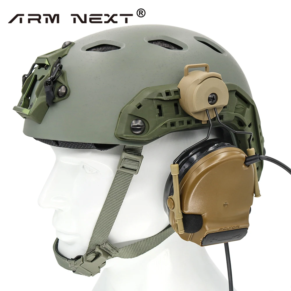 ARM NEXT Tactics Helmet ARC OPS-CORE Helmet Rail Adapter Headset Stand Compatible with  COMTAC III II Tactical Earphone