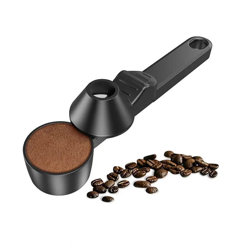 1 Pcs 2 Tablespoon Capacity Coffee Measuring Spoon with Funnel for Reusable K-Cup Coffee Pot Kitchen Accessory