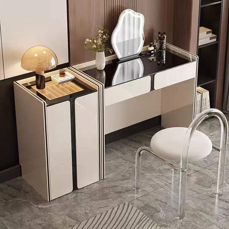 

Popular Modern Dresser with Mirror Locker Bedroom White Desk Dresser
