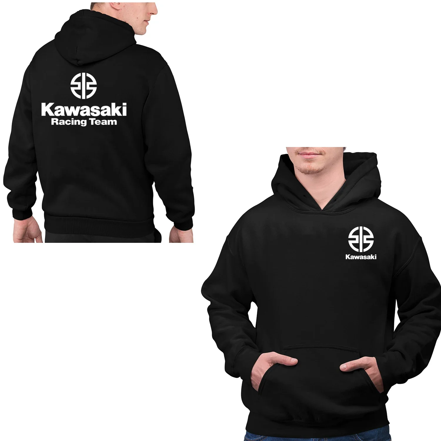 

2025 Autumn Winter New Kawasaki motorcycle Men Hoodie Y2K Fashion Male Sweatshirt 2024 New Sport Women pullover