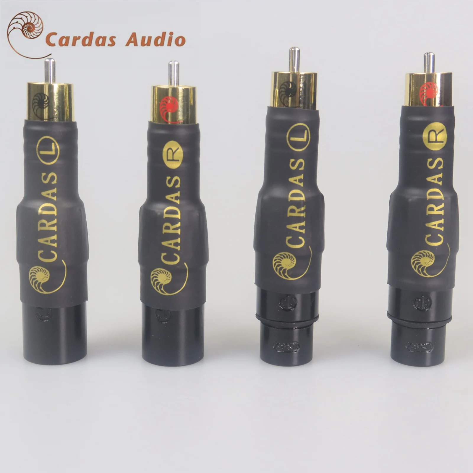 1 Paar Cardas Original RCA zu XLR Konverter, XLR zu RCA Steckeradapter, HIFI Audio-Verbinder, Stereo Balanced zu RCA/XLR Umschalter