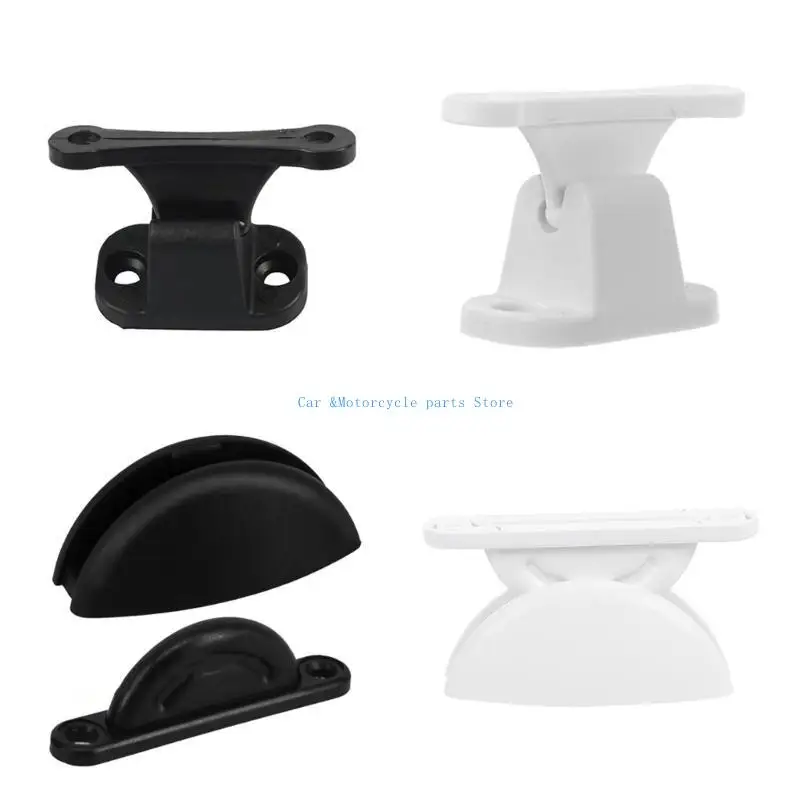 

Y9UC 2Pieces Nylon Door Catches Latches Stoppers Fit for Stable Motorhomes Boat Interiors Improved Safety in Campers Caravans