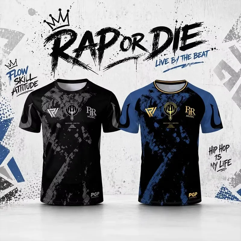 2026 New Hip Hop Fashion Jersey T Shirt Men Women Summer Breathable Crew Neck Tee Outdoor Casual Top for Rapper Fans