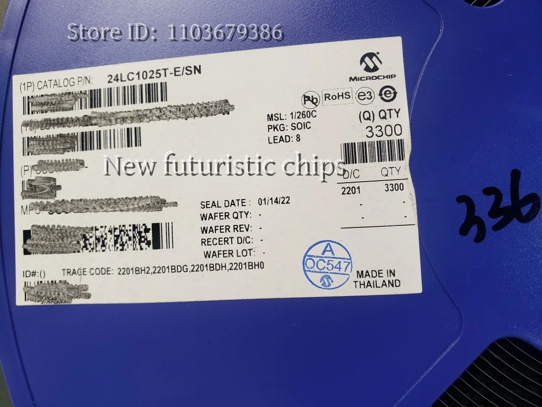 

5-100 шт. 24LC1025-E/SN 24LC1025 SOP8, новый оригинальный EEPROM