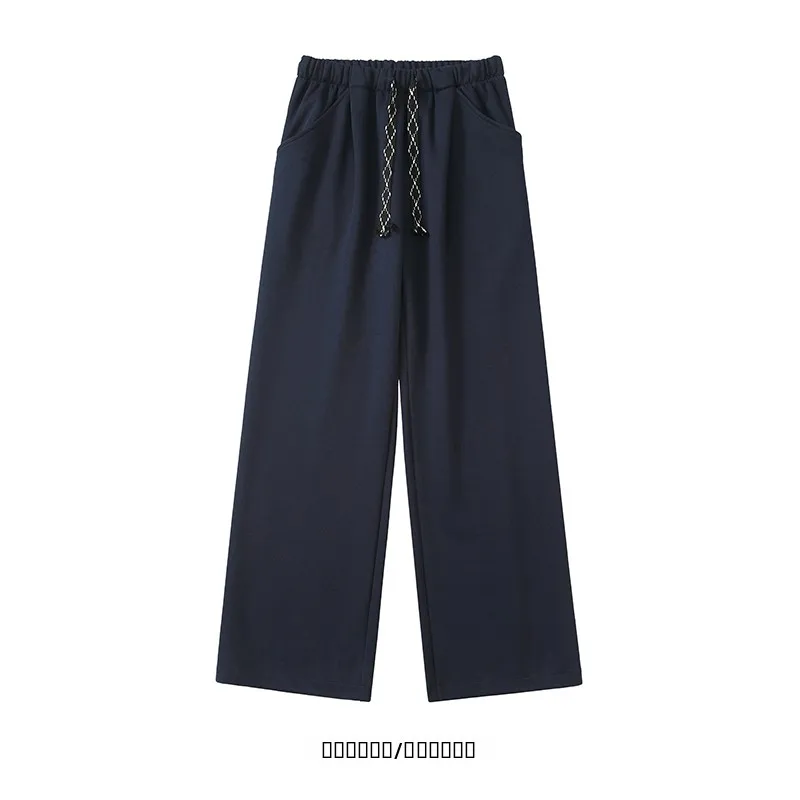 

from Knitted Wideleg Pants Loose Strap Slimming Sle Original Design for Men And Women ket Detail Regular Thin