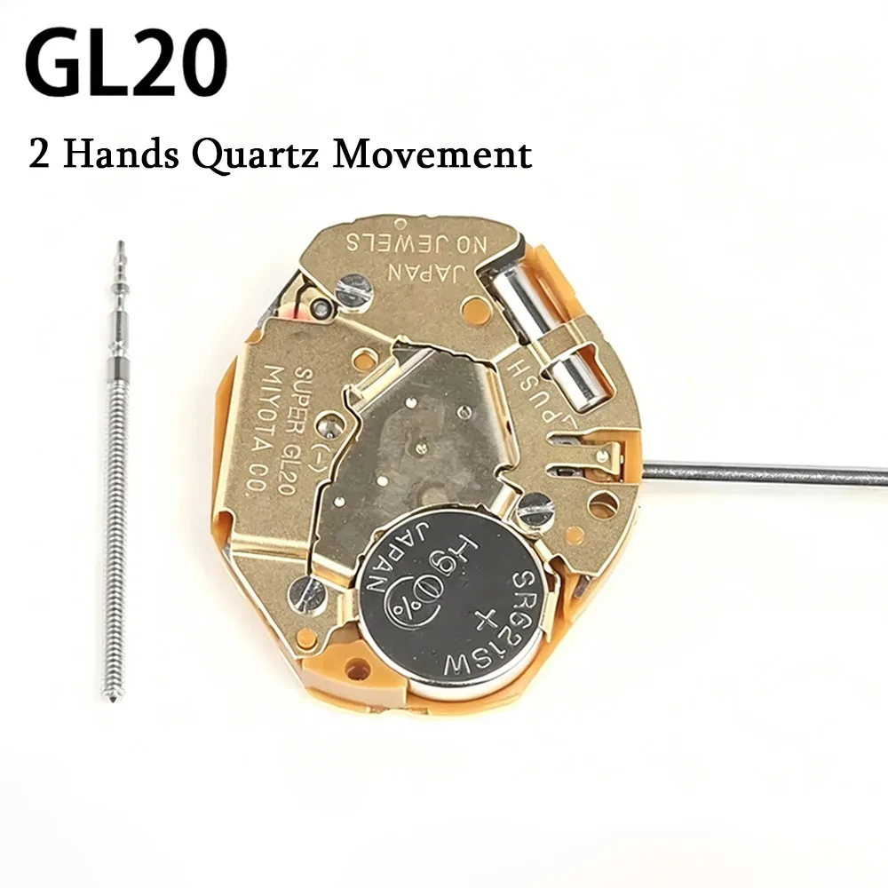 New Imported Japan Quartz Movement GL20 GL32 GL22, 2 Hands Standard Watch Movement Accessories With Excellent Stable Quality
