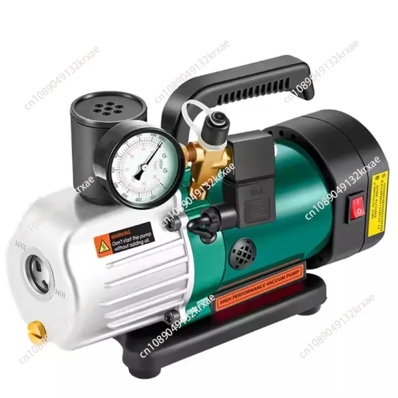 Rotary Vane Intelligent Vacuum Pump Portable 220V 110V Air Conditioning Refrigerator Service Low Noise Suction Pump Anti-reflux