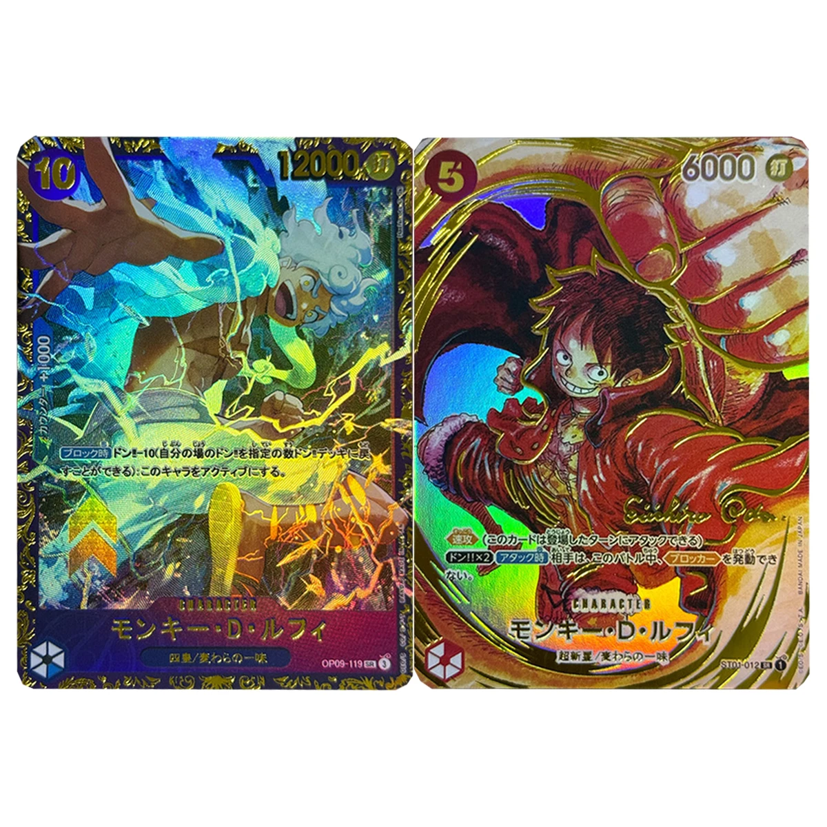 

Diy Self Made One Piece Nika Luffy Collection Card Refraction Color Flash Opcg Champion Luffy Anime Cards Gift Toys