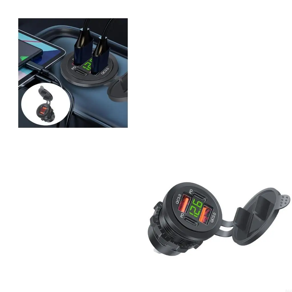 tomada-carregamento-usb-carro-para-barcos-barco-tipo-carregamento-tomada-energia-double-qc30-tomada-dupla-pd