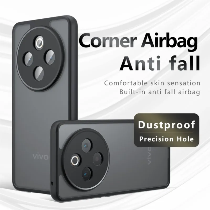 Funda de teléfono esmerilada para vivo Y300 Pro, funda para vivo Y300 Pro, funda de teléfono antisudor y antihuellas para Y300 Pro