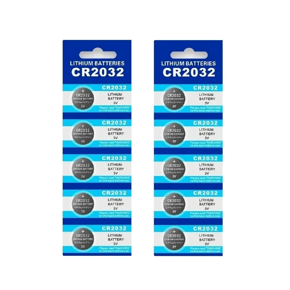 CR2032 100PCS CR 2032 Button Battery 3V Lithium Battery For Watch Toy Calculator Car Remote Control Button Coin Cell