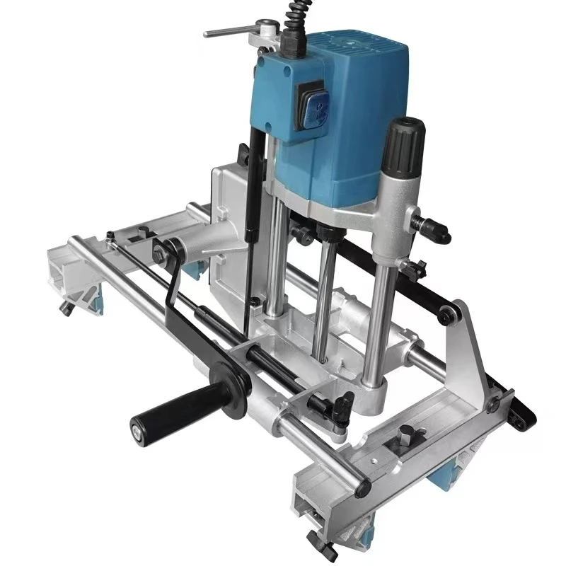 Wood Door Lock Hole Opener Slotting Machine Portable Mortiser with Engine 13mm Drill Diameter 220V