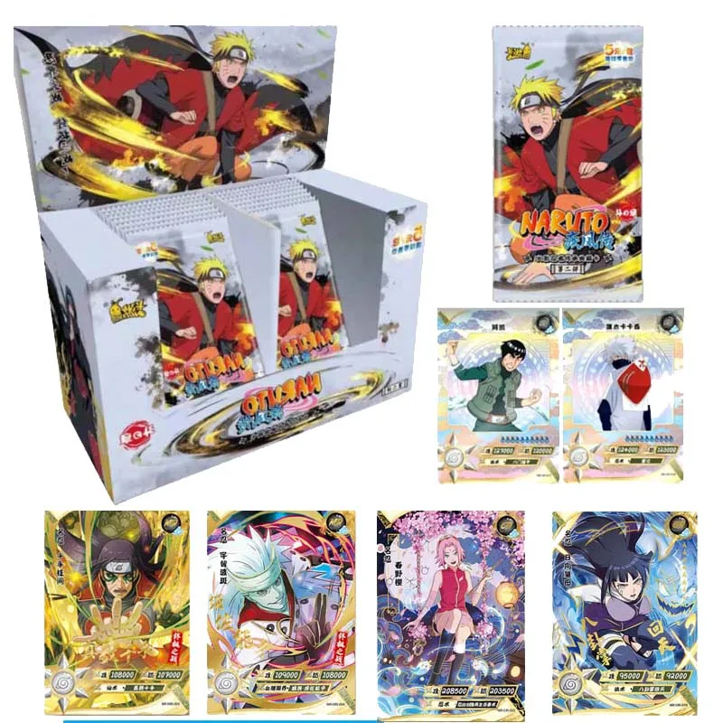 Wholesales Naruto Collection Cards Kayou  All Chapters Tier2 Wave3Tier2.5 Wave1 Playing Cards Games For Family Box