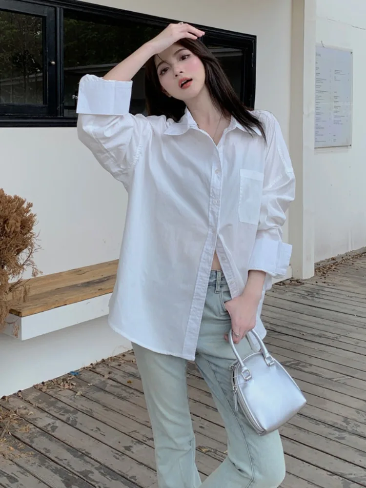 

Retro Hong Kong Style Lazy Shirt Cardigan Women's Loose Green Salt System Autumn Sweet Small Audience Casual Fashion Top