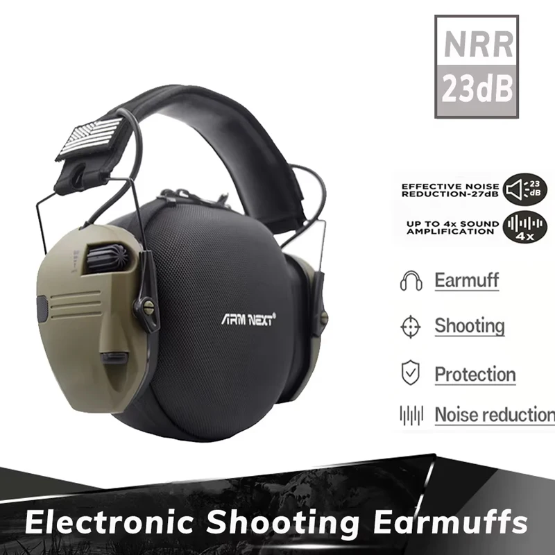 New Generation Pickup Noise Cancelling Impact Hearing Protection Headset Military Tactical Headset Electronic Shooting Earmuffs