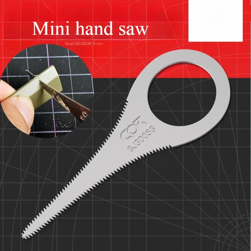 GJ3005G Mini Handsaw Stainless Steel Handmade DIY Gundam Model Making Tools Accessories Hand Labor Cutting Thin Edge Small Saw