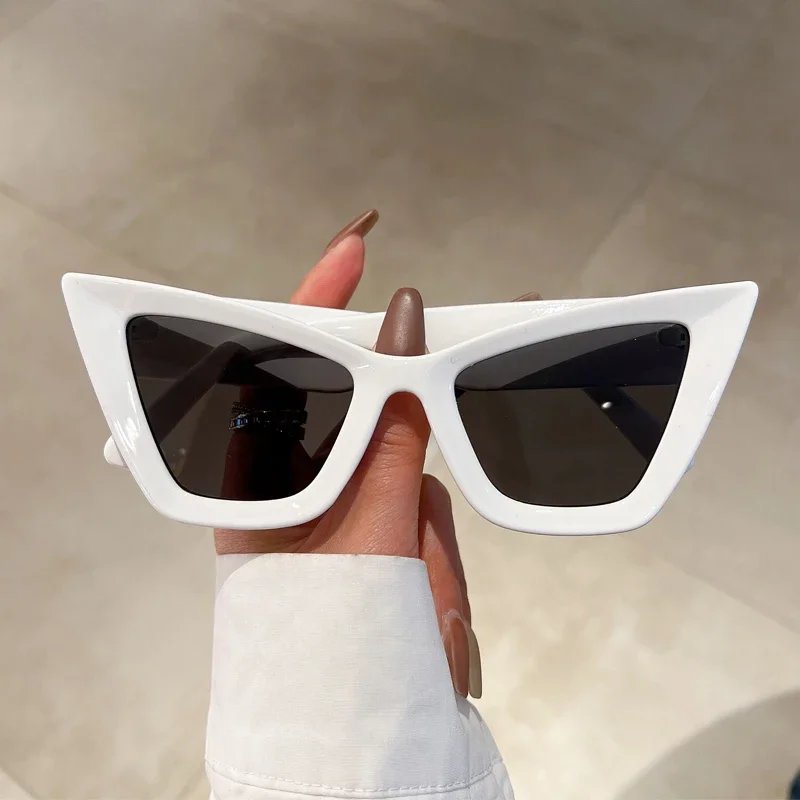 

Oversized Cat Eye Women Sunglasses 2023 Fashion Vintage Gradient Shades Eyewear Luxury Brand Designer UV400 Sun Glasses