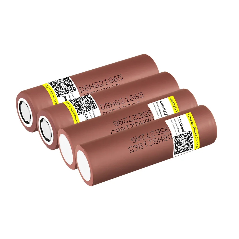 14250pcs LiitoKala HG2  3.7v 18650 3000mAh Lithium Rechargeable Batteries Continuous Discharge 30A For Drone Power Tools