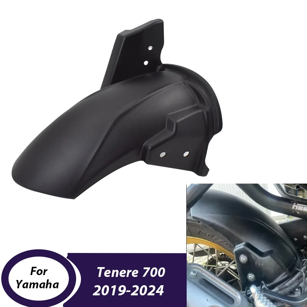  For Yamaha Tenere 700 2019-2024 XTZ700 XT700Z Tenere700 Motorcycle Rear Fender Guard Rear Tire Hugger Mudguard Fitting Kit