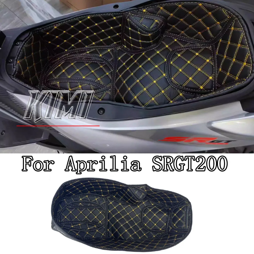 

For Aprilia SRGT200 SR GT 200 Motorcycle Trunk Modified Seat Bucket Liner Cushion Shockproof Abnormal Noise Prevent Scratches