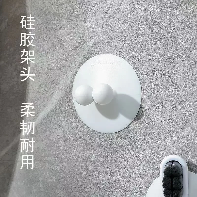 1pcs Punch-free Toothbrush Holder Wall-mounted Toothpaste Holder Storage Rack Holders Organizer Bathroom Accessories