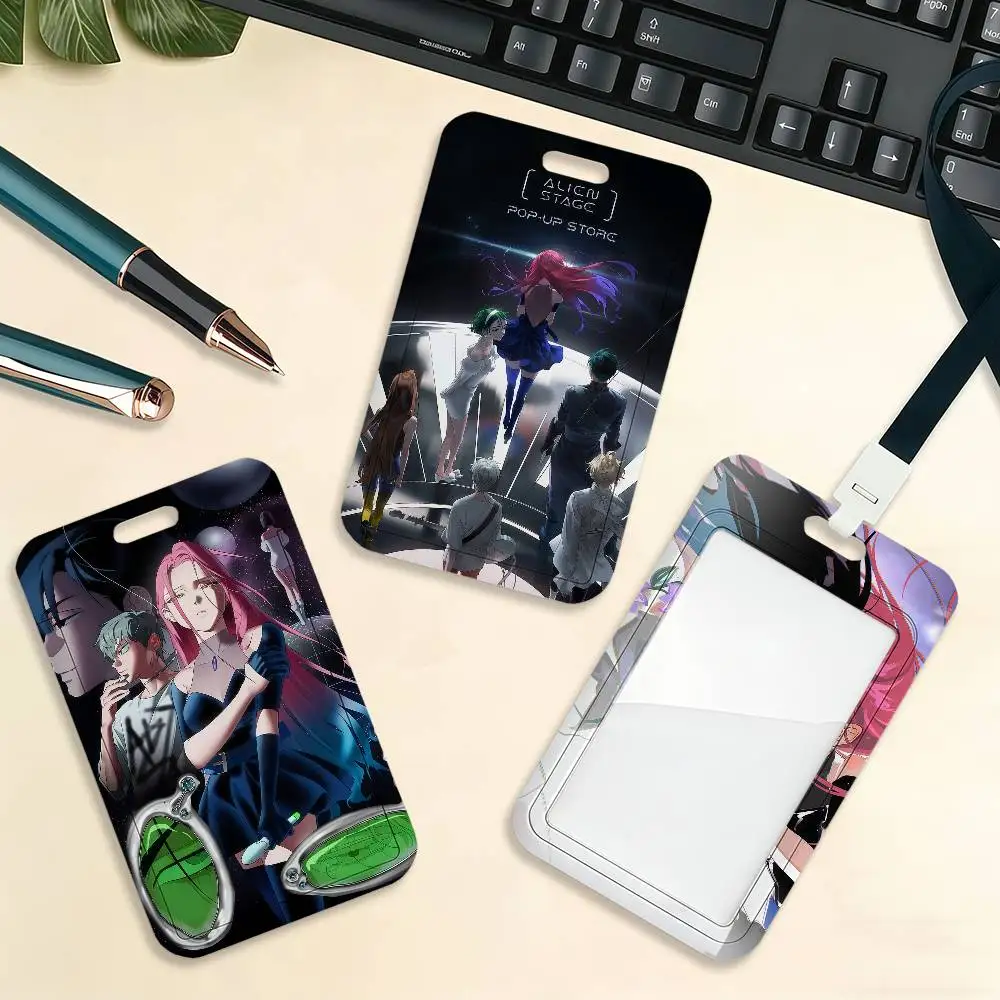 Game A-Alien S-Stage-Sua And Mizi Card Holder Cardcase Bank Credit Student ID Subway Work Permit Badge Holder Door Card