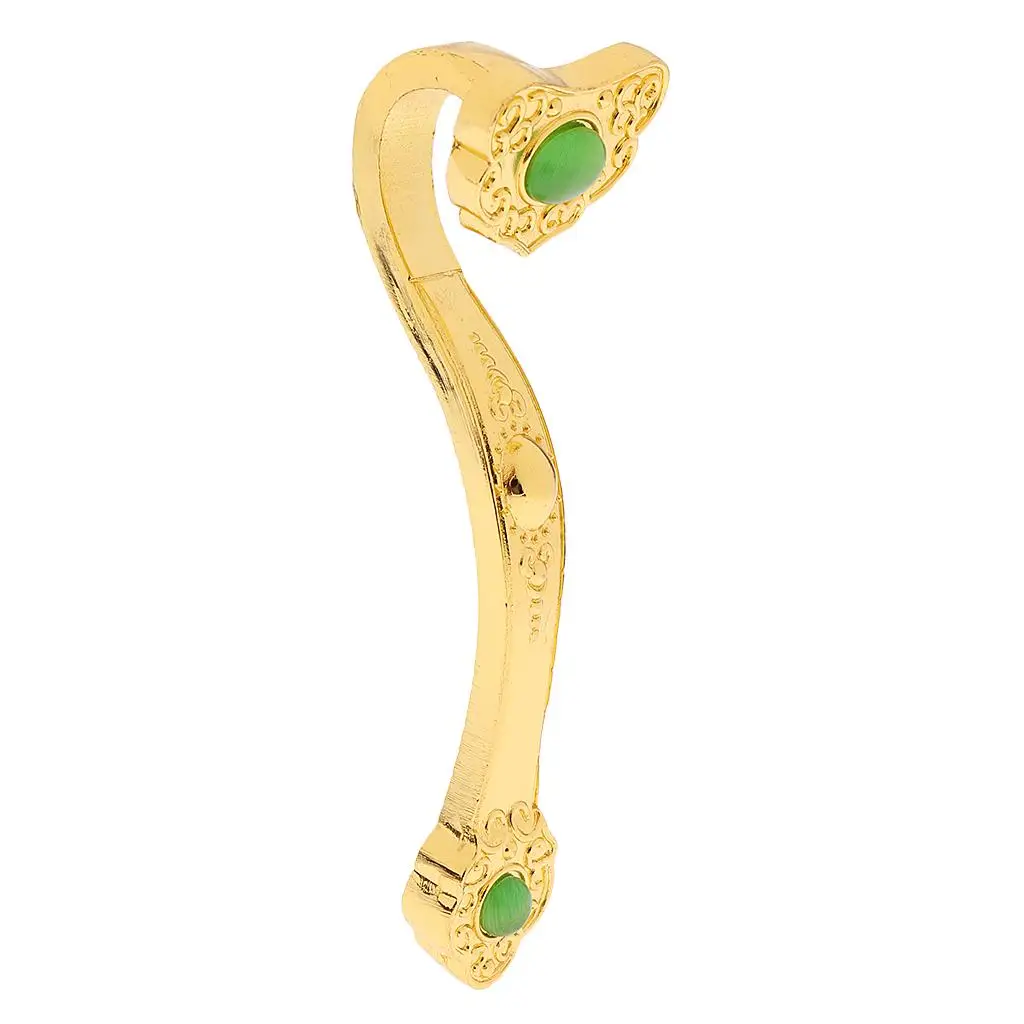 Mini Fengshui Ruyi Scepter Decorative Alloy Figure for Good Luck in Home Office Environment