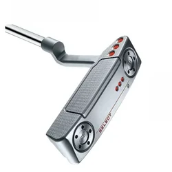 Nieuwe Putter 32/33/34/35 Inch Zilver Witte Golfclubs Linker Hand Met Hoes Met Logo Golfputter