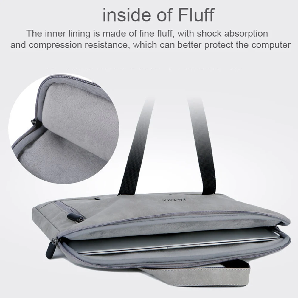 Laptop Bag 13 14 15 15.6 inch Handbag Women Notebook Bag For Macbook Pro Air 13 Case Xiaomi Asus PU Leather Luxury Computer Bag