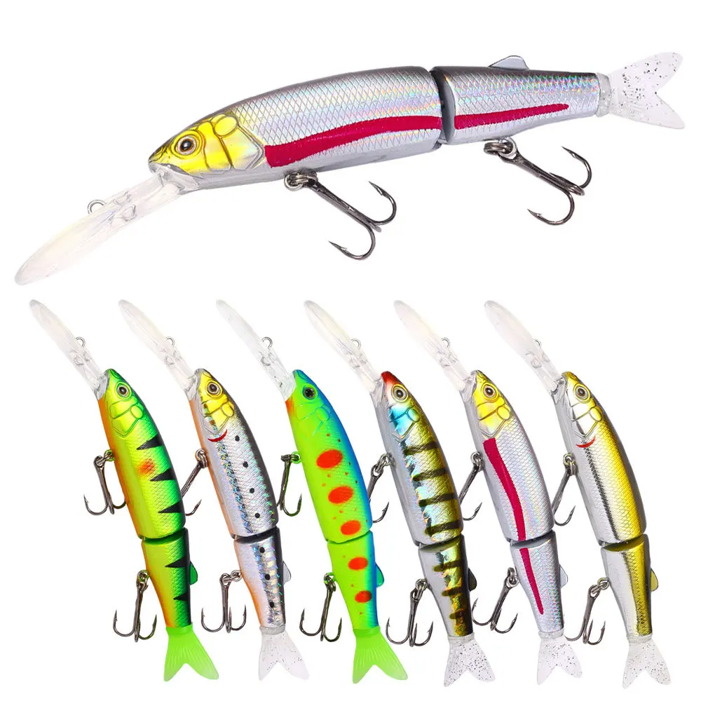 

14cm 16g Multi-Section Submerged Minnow Lure Hard False Bait for Fishing