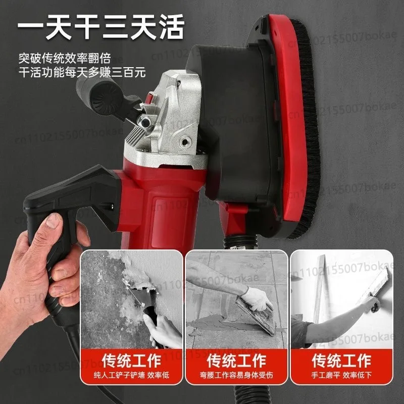Three-head grinding machine for marble, granite and terrazzo floor renovation