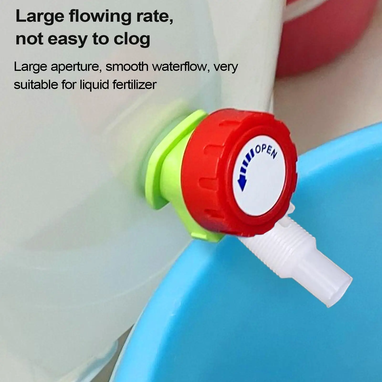 Leak Proof Water Bucket Faucet Compost Bucket Top Hose Adapter Hose Thread Connection Switches Valve Fish Tank Extension Pipe