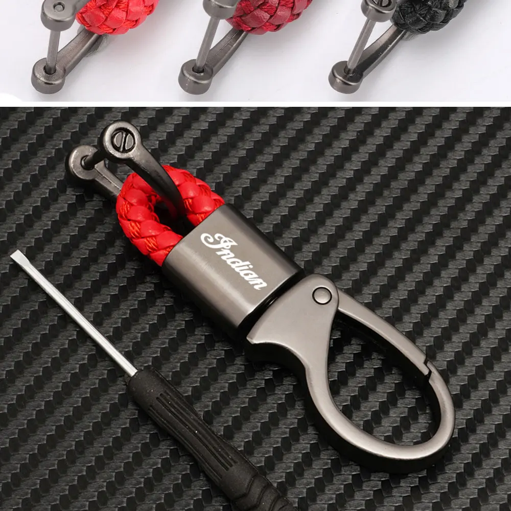 For Indian Ftr 1200 S Ftr1200 Carbon Rally Chief Vintage Scout Sixty Bobber Roadmonster Metal Keychain Keyring Key Chain Holder