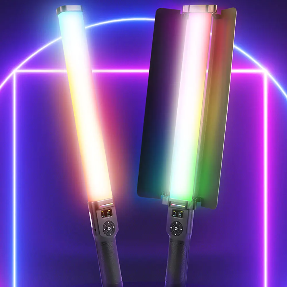 MIAOTU 56CM RGB LED Light Stick - 30W Handheld Video Light, 2500K-9000K Adjustable, Photography Lighting for YouTube/Filmingv