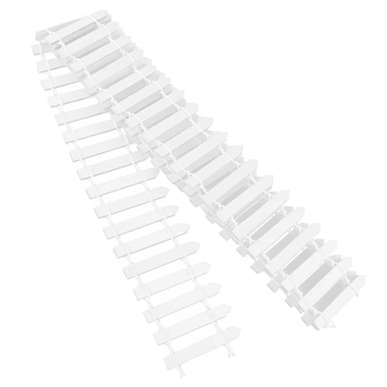 

Mini Garden Succulents 1M Long 5CM High White Miniature Wood Miniature Wood Fence Decorative Gardening Fence Model