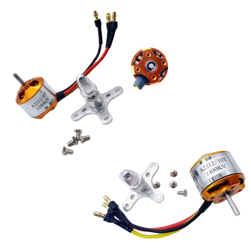 A2212 930KV 1000KV 1400KV 2200KV 2450KV 2700KV Brushless Motor for RC Fixed wing aircraft with multiple axes 3D trainer aircraft