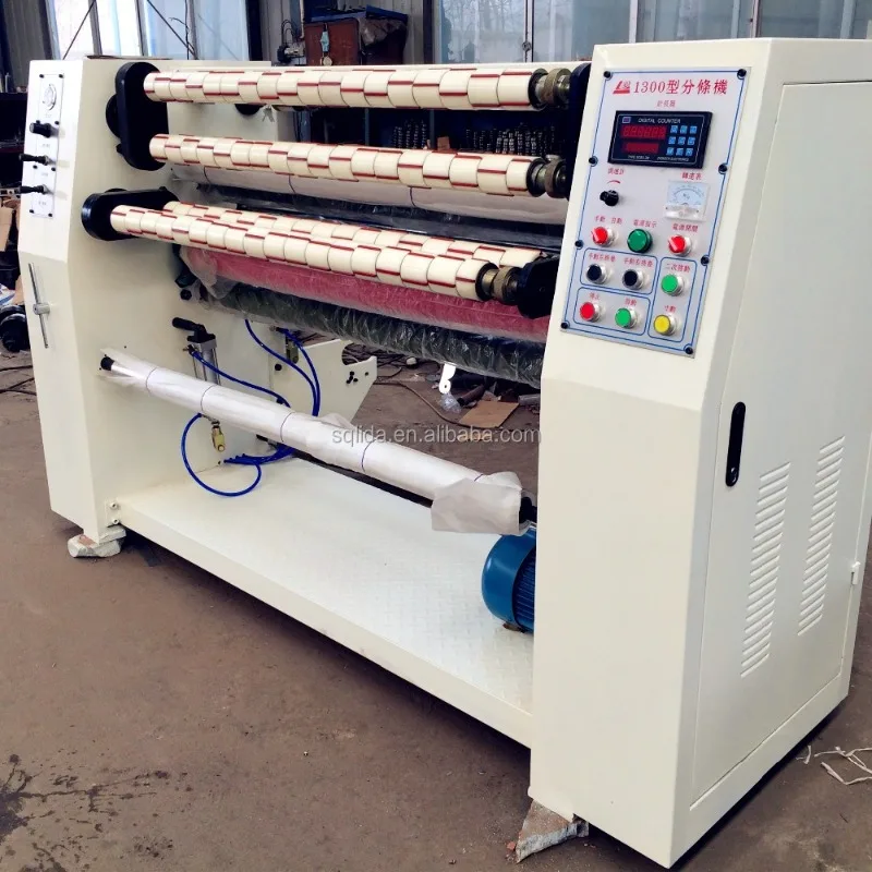 High Output and Good Price Bopp Adhesive Jumbo Roll Packaging Tape Slitting Rewinding Machine Opp Slitter Rewinder Machine