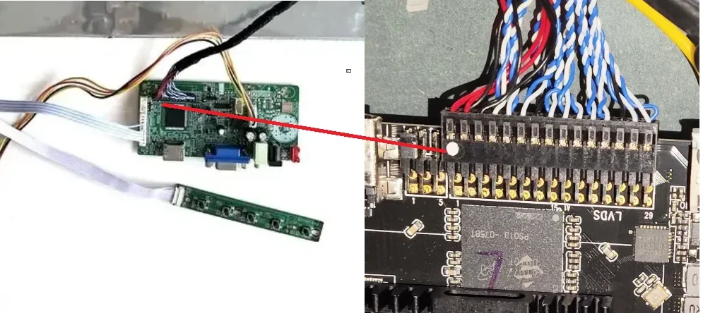 

Комплект платы драйвера ЖК-контроллера для 32-дюймового 1920x1080 HV320FHB-N10 TFT-LCD HD-MI + DVI + VGA Плата контроллера ЖК-экрана со светодиодной подсветкой