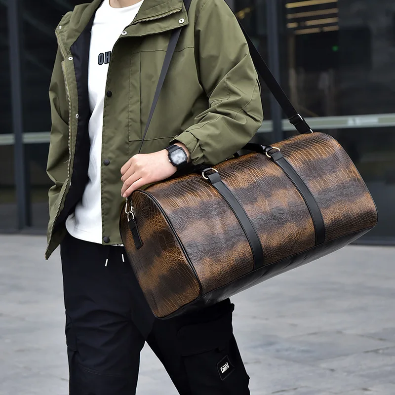 European and American Style Travel Bag Fashionable and Personalized Hand-held Shoulder Short Distance Outdoor Sports and Fitness