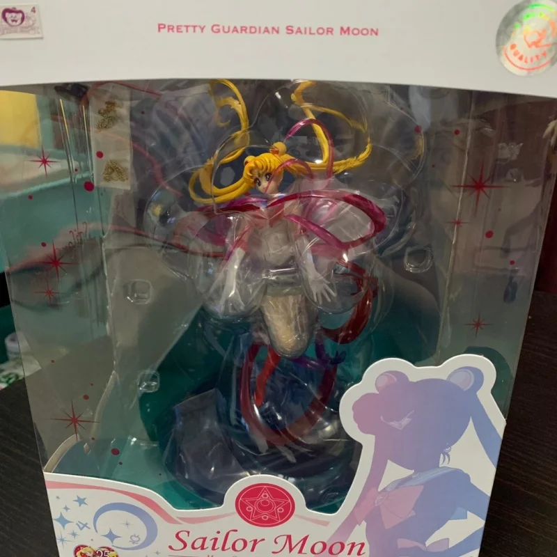 New Anime Figure Sailor Moon Crystal Power Transformation Kawaii Girl Action Figurines Pvc Girl Model Doll Adult Kids Toy Gifts