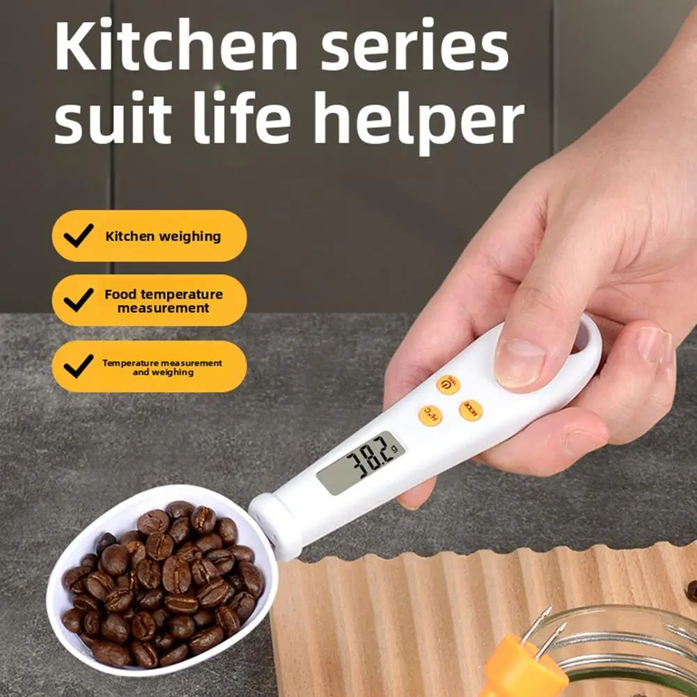 Large Spoon Scale Measuring Spoon Electronic Scale Measuring Spoon Scale Kitchen Baking Weighing Spoon Food Supplement Scale