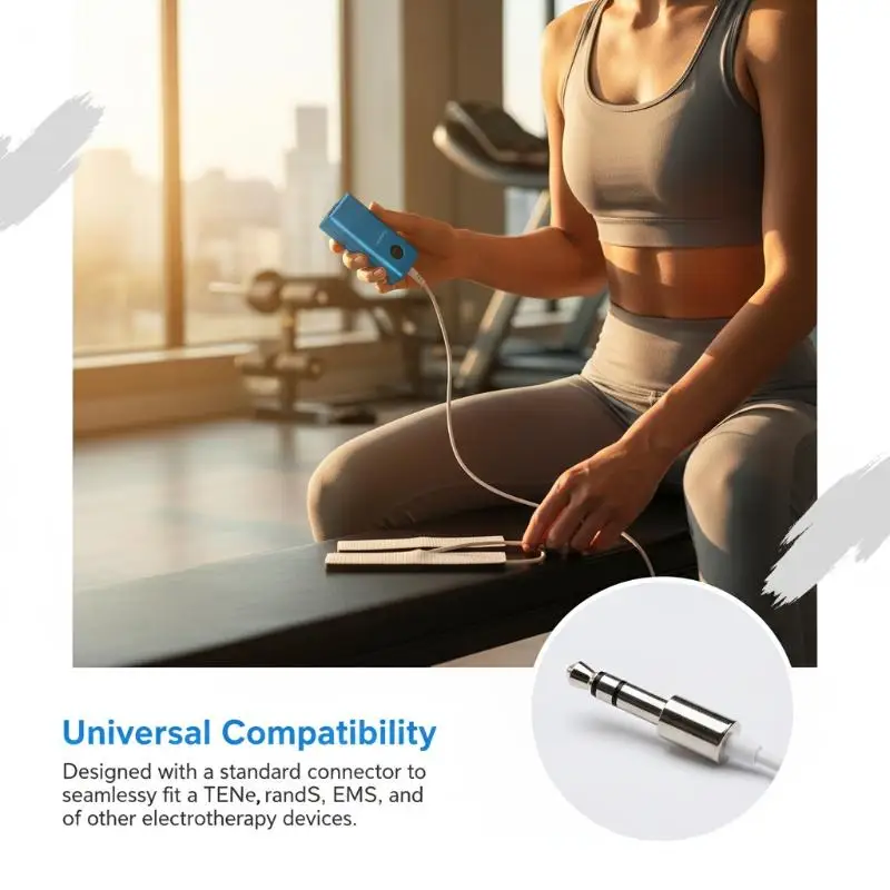 1.2x6.5cm Reusable Self Adhesive Pads 2Pcs Tens Electrode for Pain Relief and Relaxation at Home or OfficeGood Quality