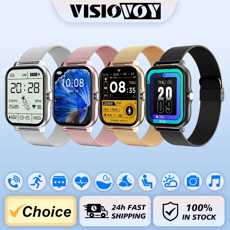 2024 New Smart Watches for Men Women Newest 2024 Sport SmartWatch DIY Watch Faces Bluetooth Call Phone Smart Band Z15