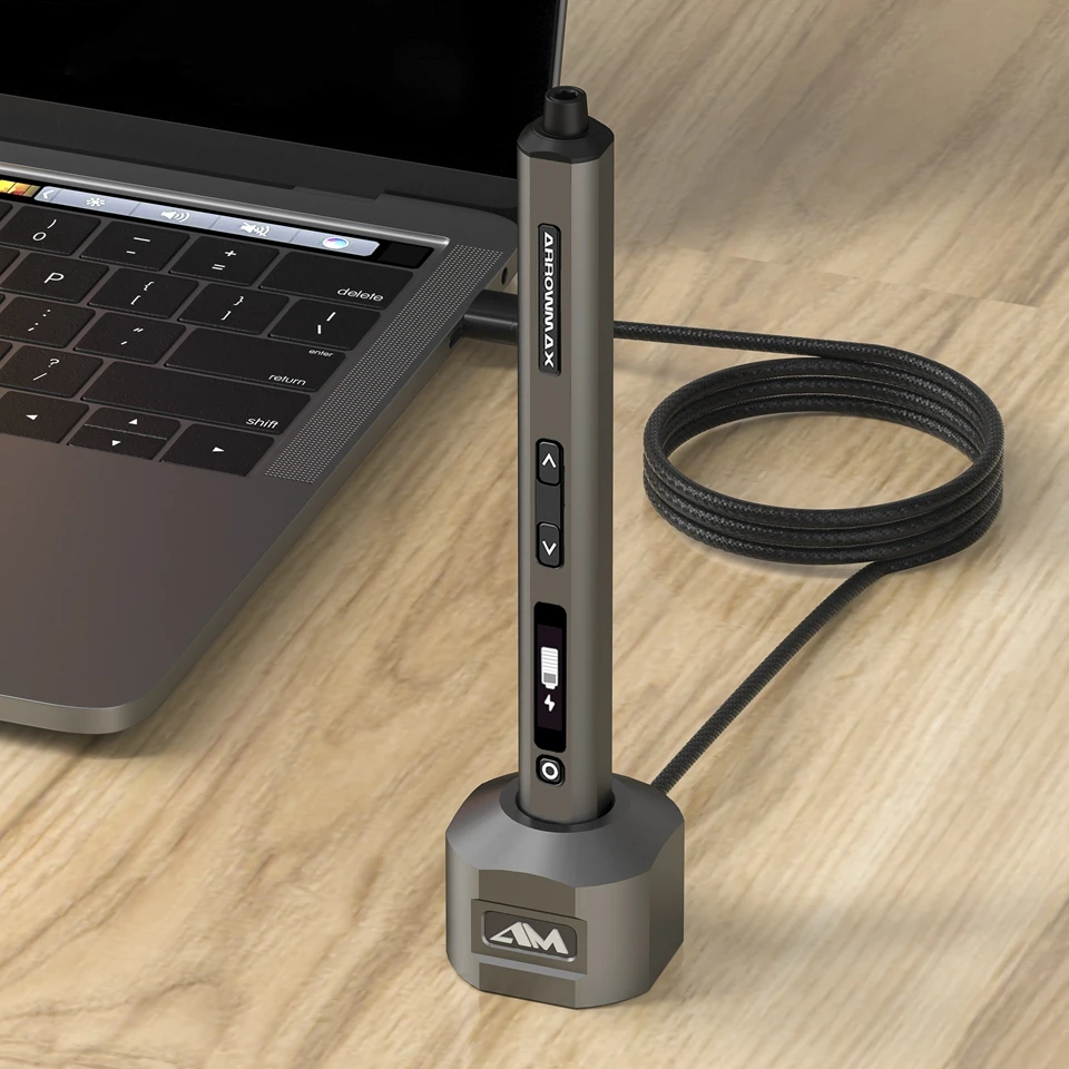 ARROWMAX 70 in 1 Mini cacciavite elettrico Set di cacciaviti a batteria di precisione per la riparazione dell'orologio del Laptop della fotocamera del telefono SES Ultra